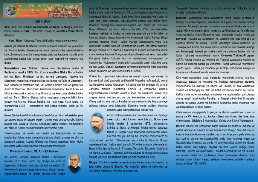 SVD Swahili Bronchure B 2